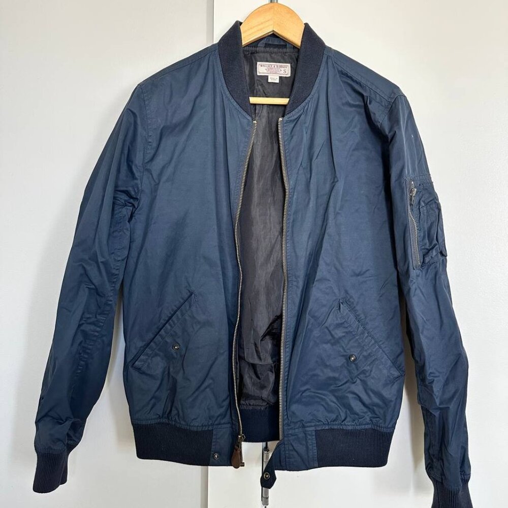 Wallace & Barnes MA-1 Bomber Jacket Navy